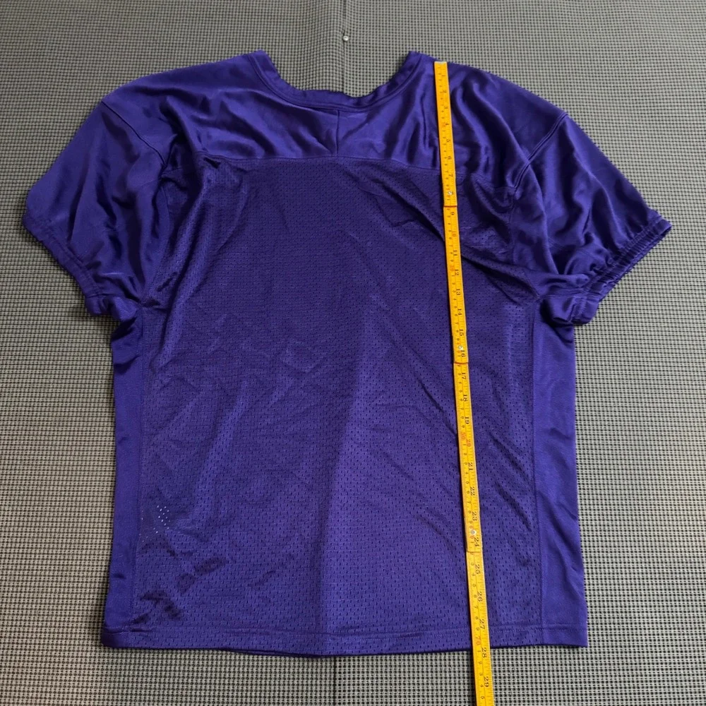 Nike Mens Purple Practice Football Jersey Mesh Training Shirt Large 1549